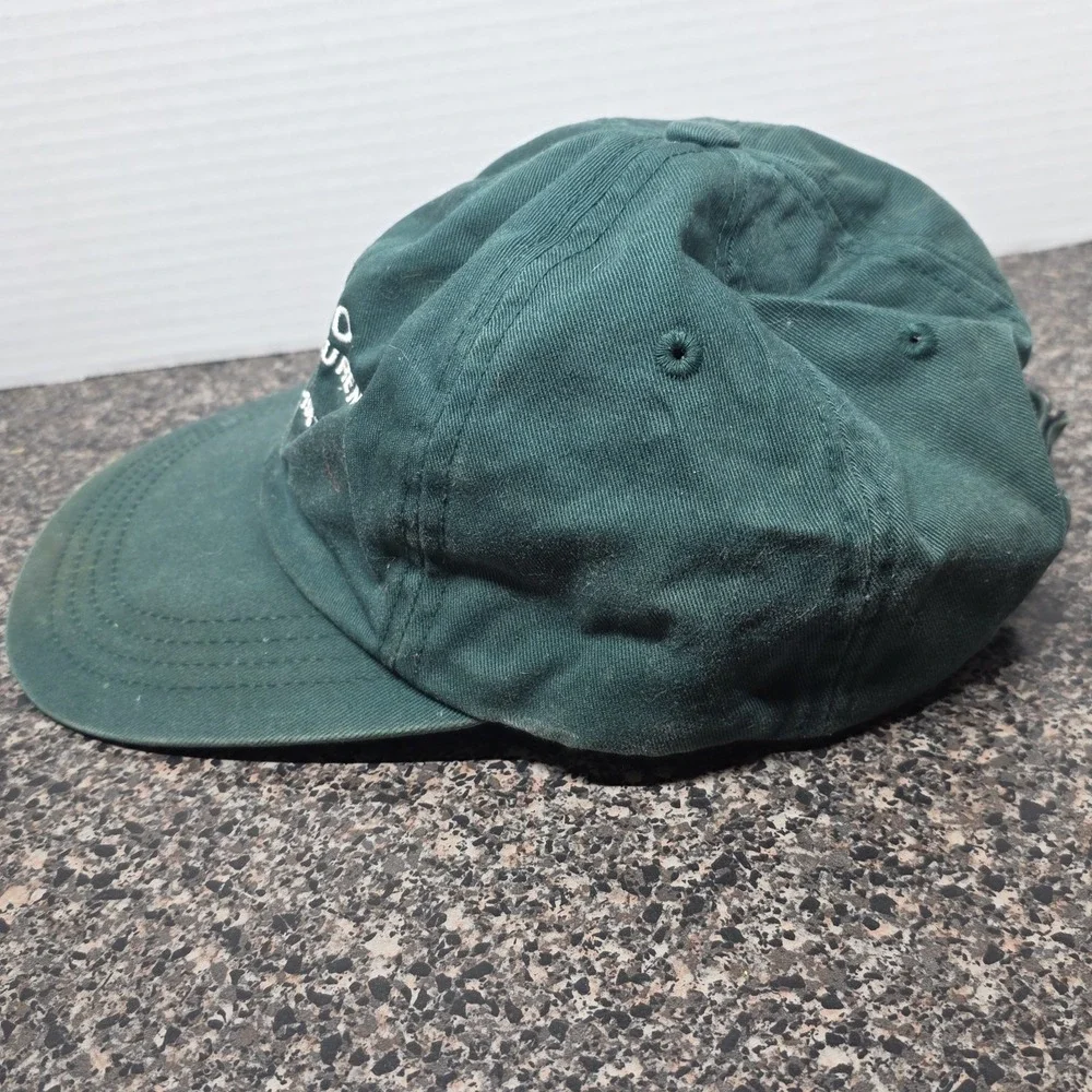 Vintage Polo Ralph Lauren Hat Green Est 1967 Pony Logo Strapback 90s Dad Cap